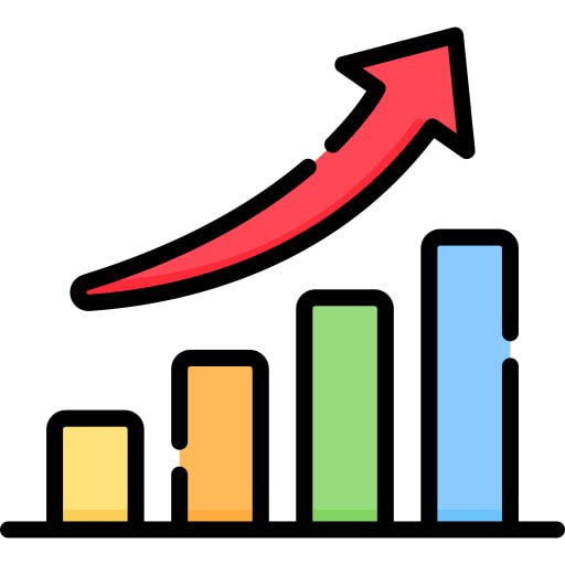 Investment chart icon